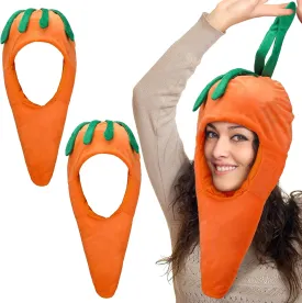 Therwen 2 Pcs Hat Funny Vegetable Costume Headgear Gift Cosplay Accessory
