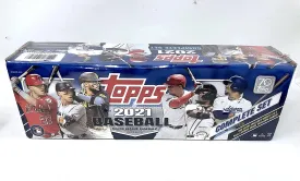 Topps 2021 Baseball Factory Sealed Complete Retail Box (660 Cards 5 Rookie Variations)