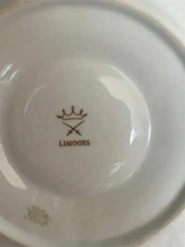 Vintage antique Limoge oyster plate