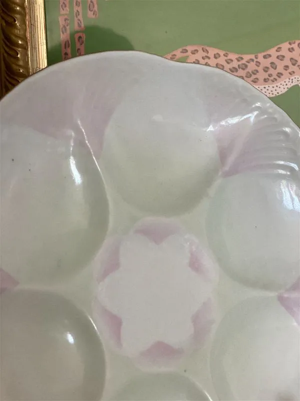 Vintage antique Limoge oyster plate