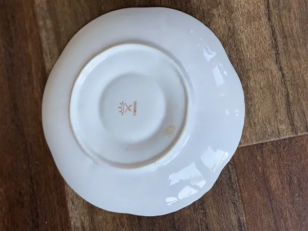 Vintage antique Limoge oyster plate