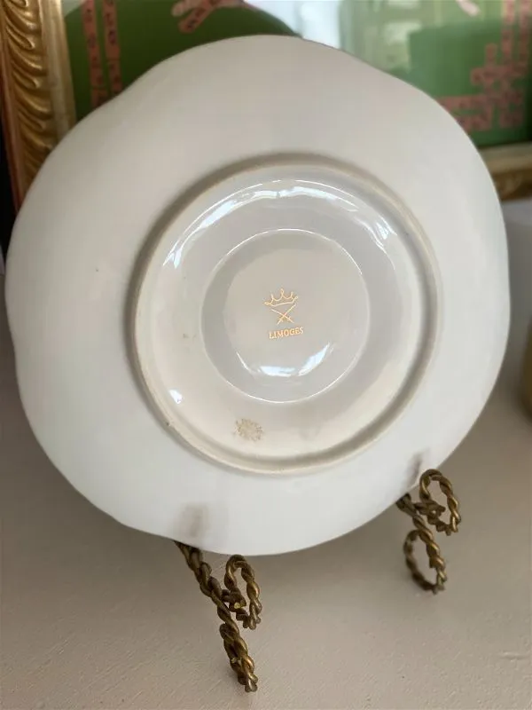 Vintage antique Limoge oyster plate