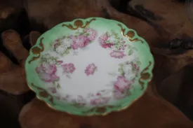 Vintage Limoges France Floral Porcelain Plate