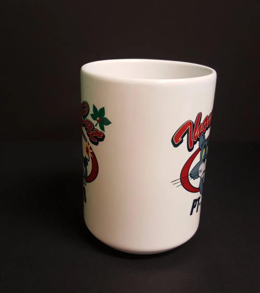 WWII PT-728 Thomcat Boat Logo Ceramic Mug